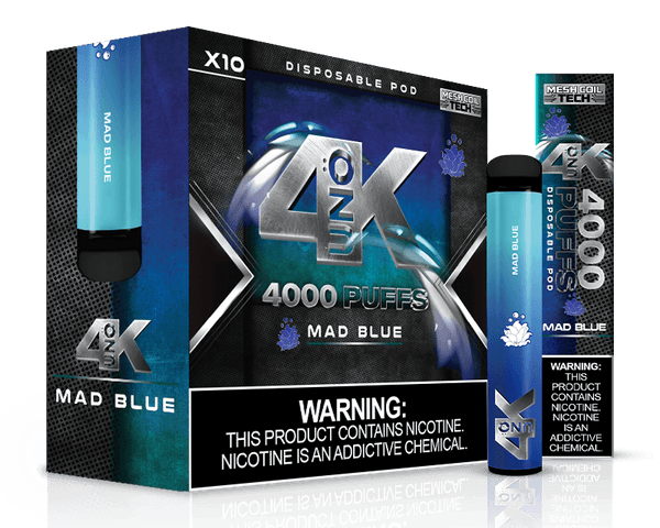 Mad Blue UNO 4K Disposable Vape - Intense Flavor 