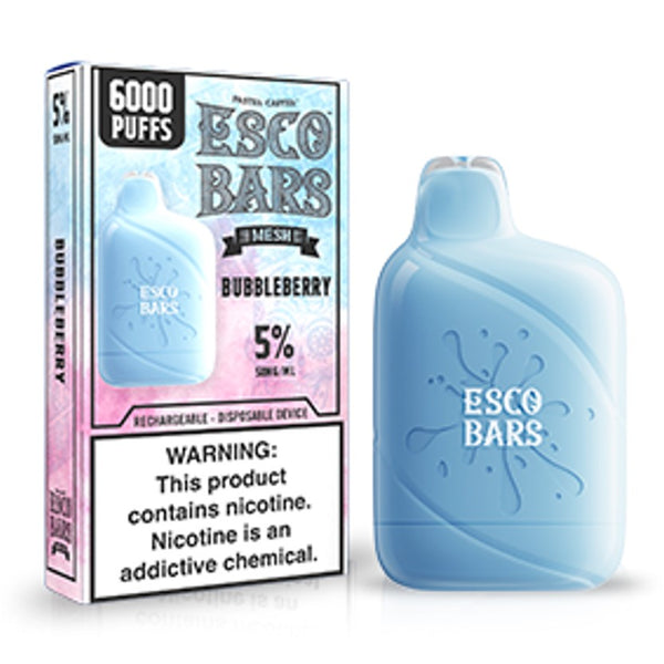ESCO BARS - BUBBLEBERRY 6000